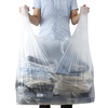Yimeide WY2024 Portable thickened white large plastic bag garbage bag packing bag thick 48*70CM 50 pcs/pack