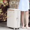 Echolac star's same large-capacity suitcase for overseas travel suitcase Dynasty scratch-resistant trolley case milk tea gray 20 inches PC142