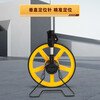 Deli electronic distance measuring wheel digital display hand push wheel ruler roller distance measuring instrument engineering high-precision mechanical ground measuring 318mm double folding wheel distance meter