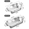 YUTAI 304 stainless steel drain basket kitchen sink drain rack retractable dish storage rack sink vegetable basket