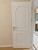 MEXEMINA solid wood composite door, painted door, French cream painted door, room door, bedroom door, retro door set, solid wood, paint-free flat belt installation