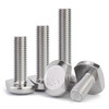 Jinchao 304 stainless steel bolt T-shaped screw slot bolt T-shaped pressure plate screw M6M8M10M12M16M20 M12*60 (1 piece)