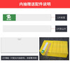Zhengdong parts box drawer-type plastic storage box screw accessories box combined plastic tool box 6# white through 15 pcs