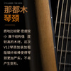 BROOK V12 S25 Guitar Single Board Folk Guitar Top Single Wood Guitar Beginner Instrument 41-inch Wood Color Cutaway V12N-DCM Matte Acoustic Model