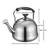 ASD open flame kettle household food grade 304 stainless steel gas stove induction cooker kettle gas hot water kettle thickened small whistle kettle - 4L