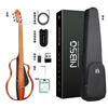 Natasha MSG mahogany core 39-inch smart silent folk steel string classical nylon stage electric box guitar