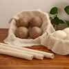 Tianping Zhaohui thickened cotton steamer cloth, unbleached 42*42cm square steamed bun steamer cloth, 2 pieces