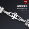 Suitable for Citizen watch strap original light kinetic energy steel strap stainless steel strap butterfly buckle Sky Eagle Orange stainless steel bracelet steel color 23mm