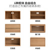 Genji Muyu solid wood TV cabinet free combination bookcase oak storage floor cabinet 0.7m drawer model * 1 Taohuawu same model