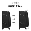 SUISSEWIN wear-resistant Oxford trolley case universal wheel boarding cloth suitcase waterproof suitcase 20 inches purple 6007