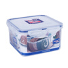 LOCK&LOCK large-capacity plastic crisper set sealed lunch box lunch box refrigerator storage box 1.2L*2