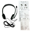 Logitech H111 Stereo Headset with Microphone Computer Laptop Office Headset Black Single Pack