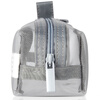 Deli transparent mesh pencil bag can be used for exams/examinations. Nylon square large-capacity portable pencil storage bag. Suitable for high school entrance examination and postgraduate entrance examination. Stylish gray school stationery gift