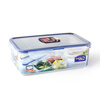 LOCK&LOCK large-capacity separated plastic crisper lunch box lunch box snack fruit box refrigerator storage box storage box 1L