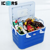 ICERS Eisens PU insulation box 30L refrigerator outdoor car refrigerator can keep heat with temperature display and strap