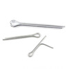 Jishuo GB91 galvanized split pin hairpin pin/bayonet/R-type pin 1.5/2/3/4/5/6/8/10 2*20 50 pcs