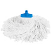 Kelibang mop sanitation cleaning company wooden floor traditional mop head factory hotel lobby cotton absorbent mop cotton thread 0.5kg KB3304