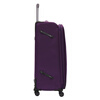 SUISSEWIN wear-resistant Oxford trolley case universal wheel boarding cloth suitcase waterproof suitcase 20 inches purple 6007
