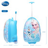 Yitongxiang Disney children's trolley suitcase 16-inch baby suitcase Ice and Snow Princess boarding case for boys and girls Blue Frozen eggshell 16-inch zipper