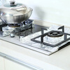 Yu Yi kitchen gas stove thickened aluminum foil gas stove gas stove tin foil high temperature resistant cleaning pad greaseproof paper 10 pieces 33*41* (hole 10cm can be cut)
