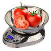 CNW stainless steel kitchen scale baking scale kitchen electronic scale household food scale 5KG 5kg battery model