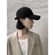 BaiSiTeng帽子の男性と女性のピークキャップ韓国版イン春と秋の野生の手紙屋外の新しい野球帽カジュアルな男性の日本の潮のブランド夏黒調節可能