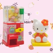 Sugar Machine Hello Kitty Children's Candy Snack Gift Twist Machine Purple 1
