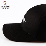 ウッドペッカーTUCANO帽子メンズ四季一般野球帽カジュアル韓国版タイドインキャップワイルドサマーファッションピークキャップキャップ周囲調節可能55-60CMM1206ブラックフラッシュ