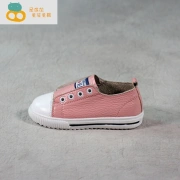 2017 autumn new cowhide children's shoes baby shoes boys and girls sports shoes casual shoes leather children's shoes pink 25