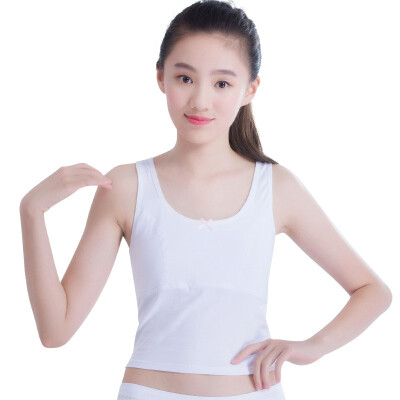 Cotton girl underwear 12-13-14-15-16 years old girls vest junior
