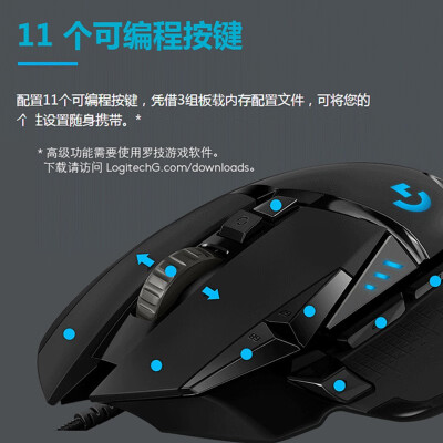 Logitech G G502 Rgb Dazzling Gaming Mouse Fps Chicken Mouse For Boyfriend Cyberpunk League Of Legends