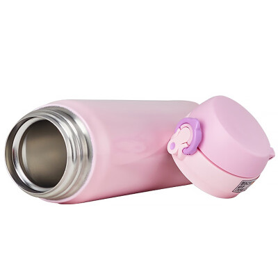 Thermos Thermos Insulated Cup Cold Cup Pink Purple 350ml Stainless Steel Insulated Pot Car Water Cup