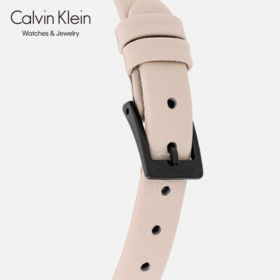 Ck Calvin Klein Calvin Klein Rebel Rebel Series Watch Beige Belt Disc Women S Watch Quartz Watch