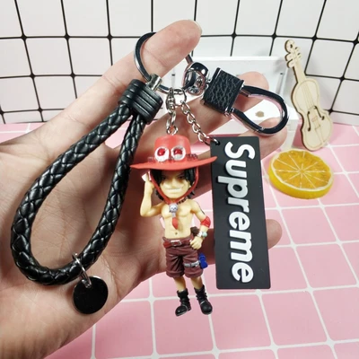 ワンピースペリフェラルワンピースキーホルダーカースクールバッグペンダントペリフェラルオスとメスチョッパードールルフィサウロン エースメス皇后両陛下2本パンチニットロープ約7cm普通パッキン
