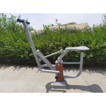 Wood-plastic outdoor fitness equipment outdoor residential community square elderly sports path set two people walking machine