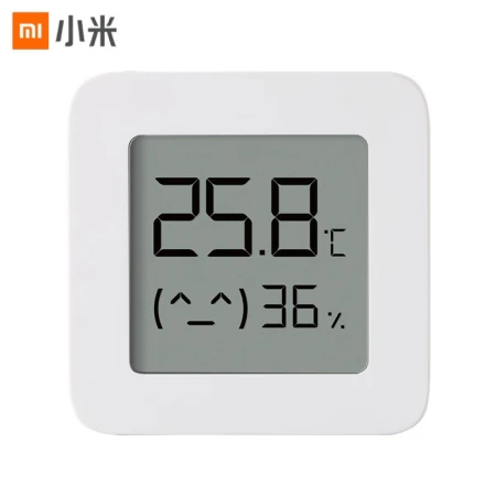Xiaomi MI Mijia Bluetooth Thermo-Hygrometer 2 Baby Room Indoor High-Precision Sensor Ultra-Long Battery Life Linkage Smart Device Xiaomi Bluetooth Thermo-Hygrometer 2