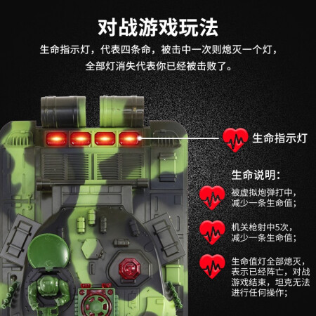 Zhixiang children's toy remote control car tank toy car 2.4G battle boy toy tank car military simulation model rechargeable off-road car gift