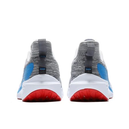 361度男鞋运动鞋飞鱼系列减震跑鞋网面透气跑步鞋男572022241 2薄雾灰 电竞蓝42