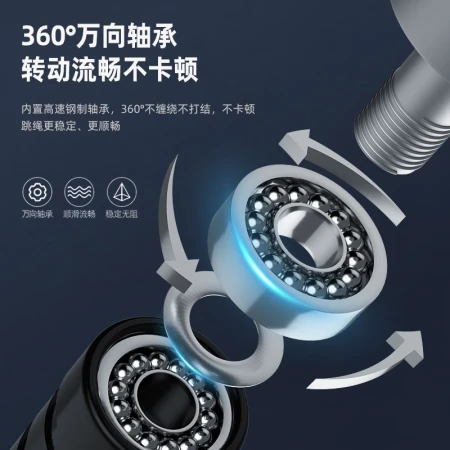 Li Ning LI-NING rope skipping adult children cordless line weight-bearing elementary and middle school students professional examination racing steel wire with rope minus countless fitness equipment fat jumping god