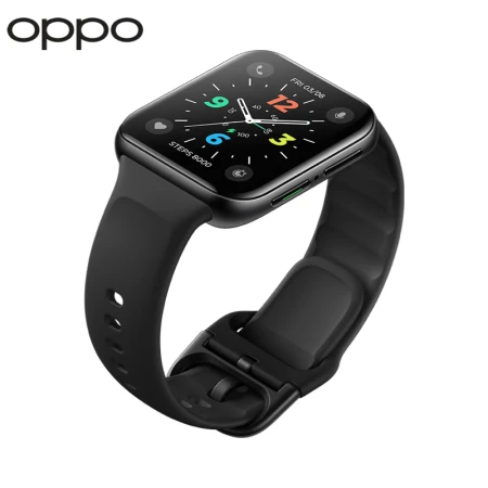 OPPO Watch 2 42mm eSIM Version Platinum Black Full Smart Watch Men and Women Sports Phone Watch Blood Oxygen Heart Rate Monitoring Applicable to iOS Android Hongmeng Mobile System eSIM Communication