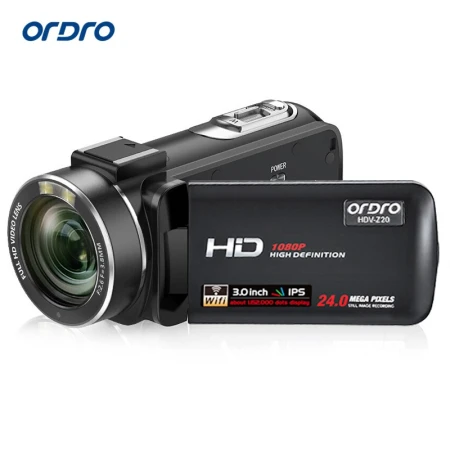 Ouda ORDROZ20 HD digital camera home dv video recorder outdoor portable camera professional camcorder home travel conference vlog vibrato short video
