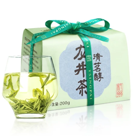Lu Zhenghao tea 2023 new tea pre-sale green tea first-class Qiantang Longjing tea spring tea traditional paper bag 200g