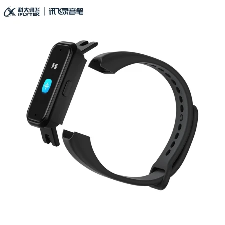 HKUST Xunfei Wrist Recorder R1 Recording Real-time Transfer to Text Professional HD Noise Reduction Free Transcription 16G+ Cloud Storage Portable Smart Recorder Sports Bracelet