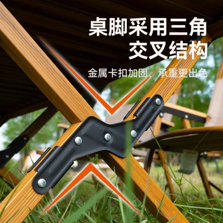Waterman Whotman Outdoor Folding Table Egg Roll Table [Aluminum Alloy] Portable Picnic Camping Equipment BBQ Table