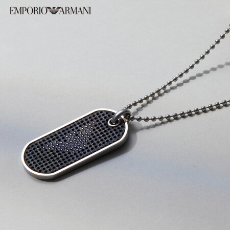 EMPORIOARMANI Armani Men's Necklace Eagle Label Necklace Boys' Day