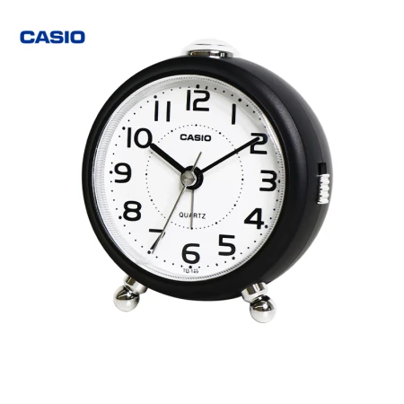 Casio CASIO Jam Alarm Kecil Siswa Anak Jam Alarm Fashion Kreatif Jam Alarm Samping Tempat Tidur Pria Kamar Tidur Kecil Sederhana Malam Lampu jam Alarm Wanita Hitam TQ-149-5PF