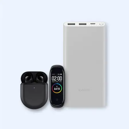 Xiaomi Power Bank 10000mAh 22.5W Power Bank Apple 20W Charging Two-way Fast Charge Multi-port Output PD Fast Charge Silver Applicable for Xiaomi Apple Android