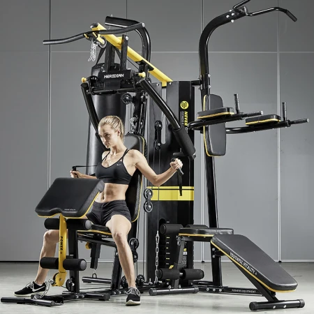 Meridian M6 comprehensive trainer multifunctional strength combination sports equipment large fitness equipment home three-person station