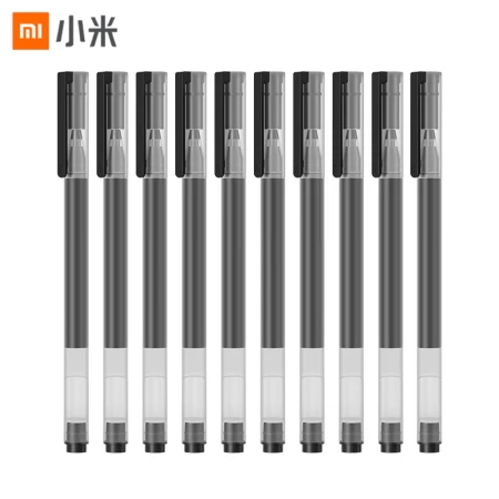 Millet giant can write gel pen 10 pack black 0.5mm business office student gel pen conference pen