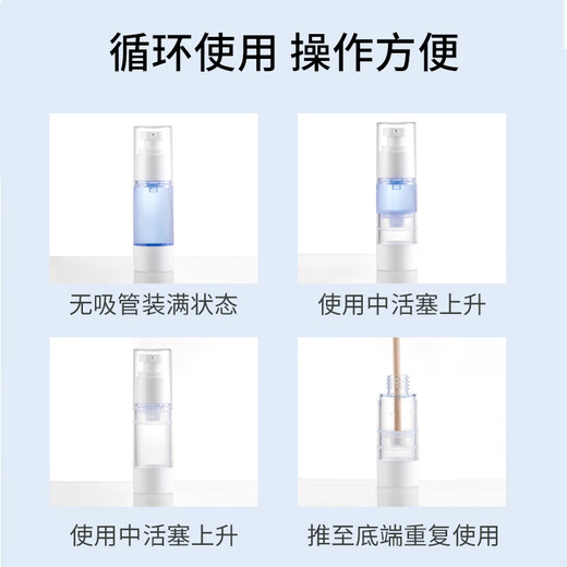 贝览得（beautyblend）分装瓶香水乳液旅行套装便携真空瓶按压式喷雾普通带吸管